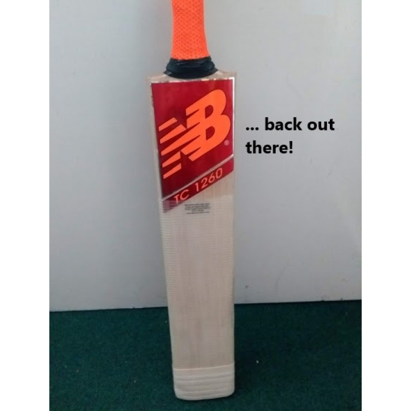 Cricket bats professionally repaired and refurbished by Beckenham